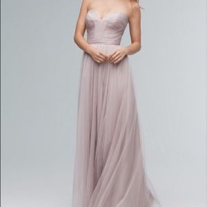 Wtoo Blush Bobbinet Gown
